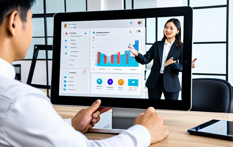 AI-Powered Coaching in a Modern Thai Office**

"A professional Thai manager in a modern office setting, fully clothed in appropriate business attire, utilizing a sophisticated AI coaching platform on a tablet. The AI interface displays personalized development recommendations. Colleagues are collaborating in the background. Safe for work, appropriate content, professional, well-lit, perfect anatomy, natural proportions, illustrating technological advancement in leadership, modest clothing."

**