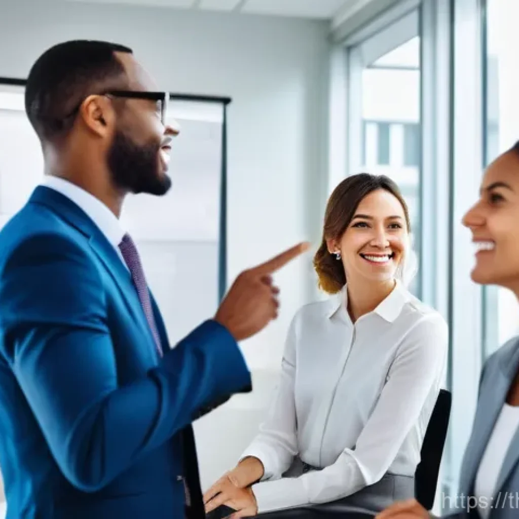 코칭 리더십을 통한 위기 관리 전략 - **Prompt 1: Empowering Coaching Session**
"A diverse team of professionals, casually dressed in ...