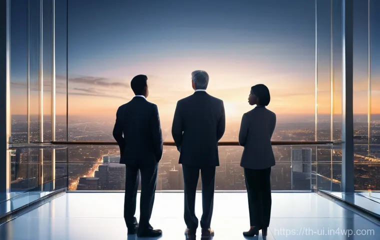 코칭 리더십과 목표 달성을 위한 비전 수립 - **Prompt 1: Empowered Team Collaboration in a Modern Workspace**
    A vibrant, sunlit, modern offic...